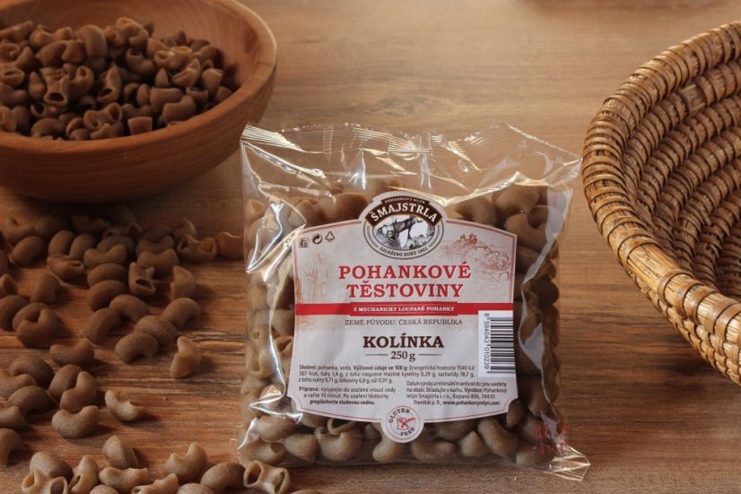 Pohankové těstoviny - kolínka 250 g