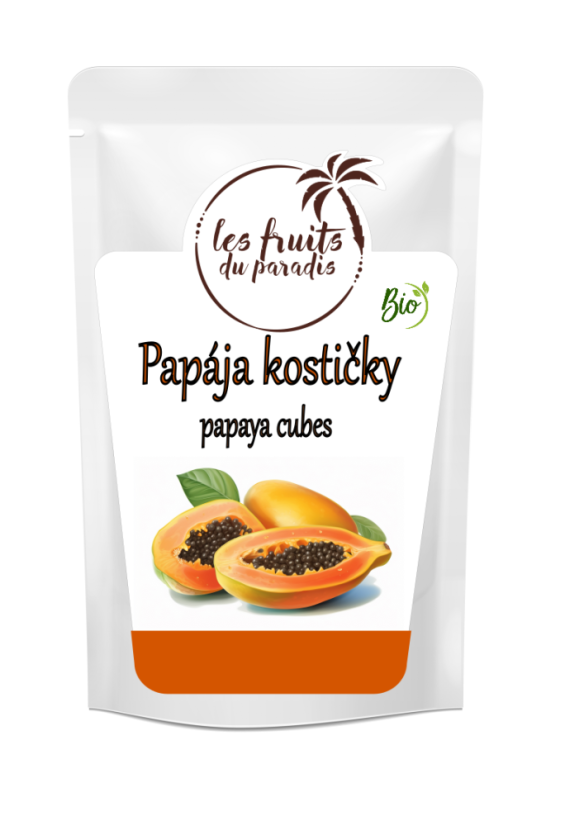 Papája kostičky BIO 500 g