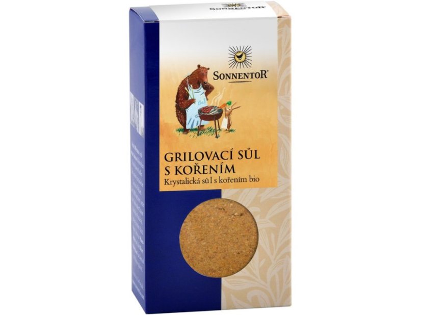 Grilovací sůl s kořením BIO mletá 100 g
