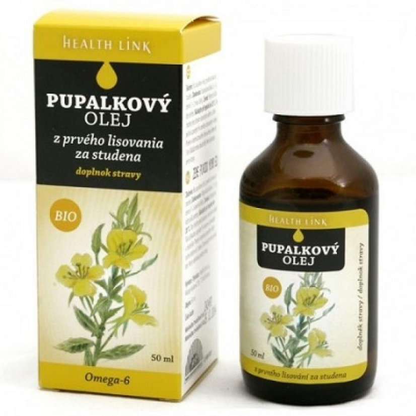 Pupalkový olej panenský BIO 50 ml