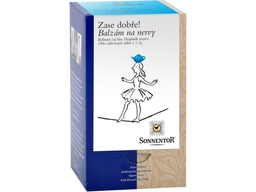 Balzám na nervy - bylinný porcovaný čaj BIO 27 g