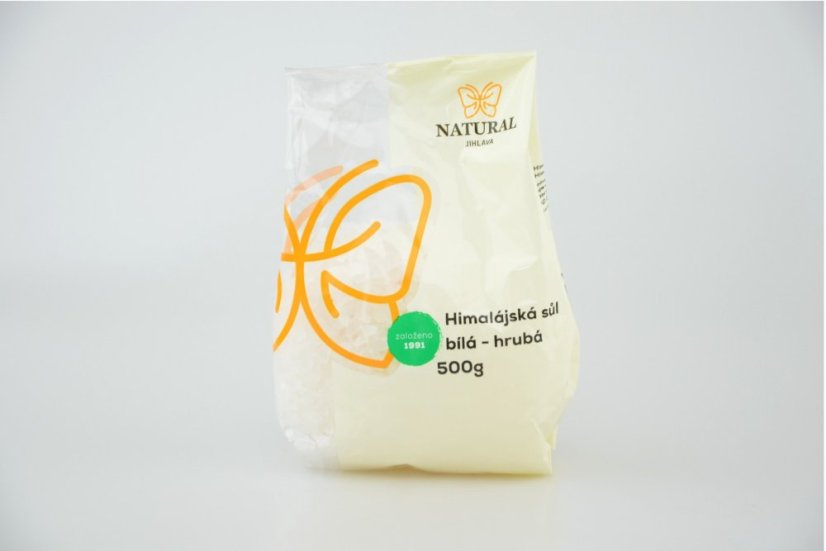 Sůl himálajská bílá hrubá 500 g