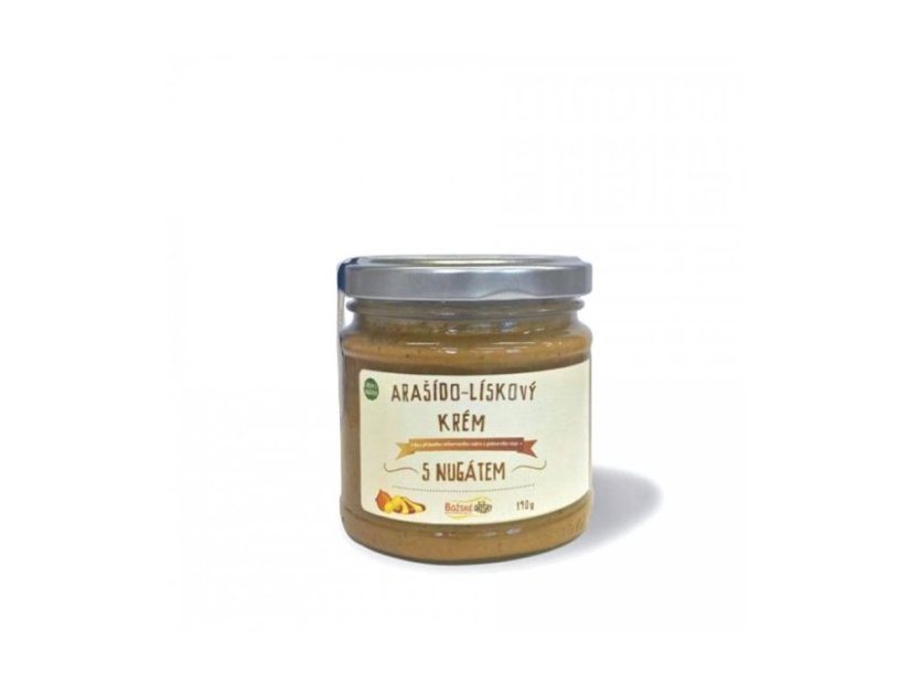 Arašído-lískový krém s nugátem 190g, BOŽSKÉ OŘÍŠKY 190 g