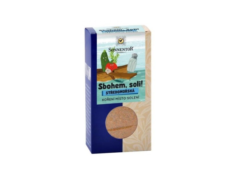 BIO Kořenicí směs "Sbohem soli" Středomořská 55 g
