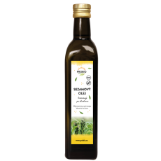 Sezamový olej lisovaný za studena BIO 500 ml Sezamový olej lisovaný za studena BIO 500 ml