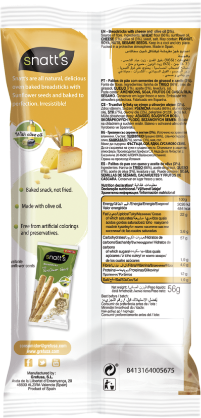 Snatt´s pečené tyčinky se sýrem 56 g