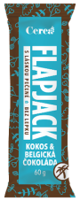 Flapjack Belgická čokoláda mandle kokos, gluten free 60 g