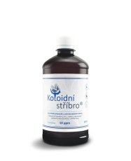 Koloidní stříbro 500 ml - Plastové lahve / 50 ppm,