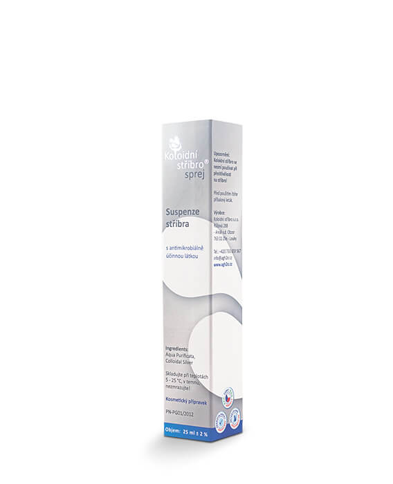 Koloidní stříbro sprej 25 ml - 10 ppm