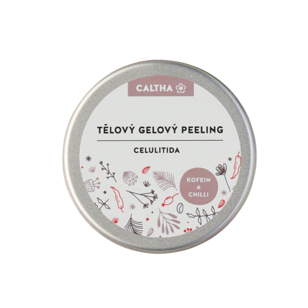 Tělový gelový peeling -kofein a chilli 100 g
