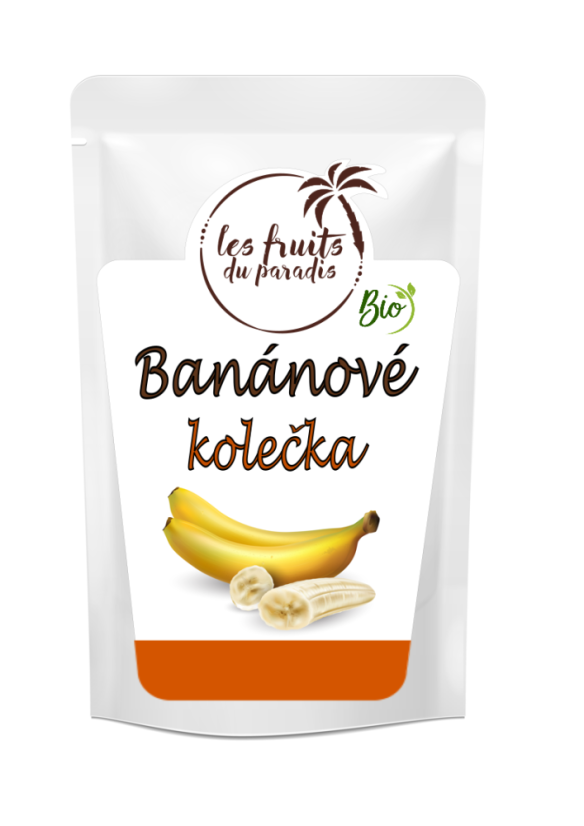Banánová kolečka RAW BIO 1 kg