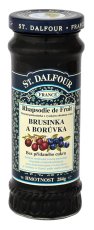 Džem Brusinka borůvka 284g ST.DALFOUR 284 g Džem Brusinka borůvka 284g ST.DALFOUR 284 g
