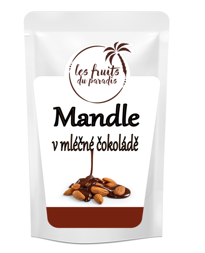 Mandle v mléčné čokoládě 500 g Mandle v mléčné čokoládě 500 g