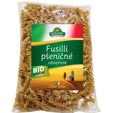 Fusilli pšeničné celozrnné BIO 500 g Fusilli pšeničné celozrnné BIO 500 g