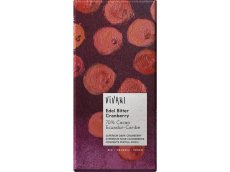 Bio hořká čokoláda s brusinkami 100g, VIVANI 100 g