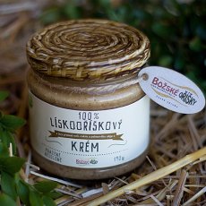 Lískooříškový krém - jemný BOŽSKÉ OŘÍŠKY 190 g