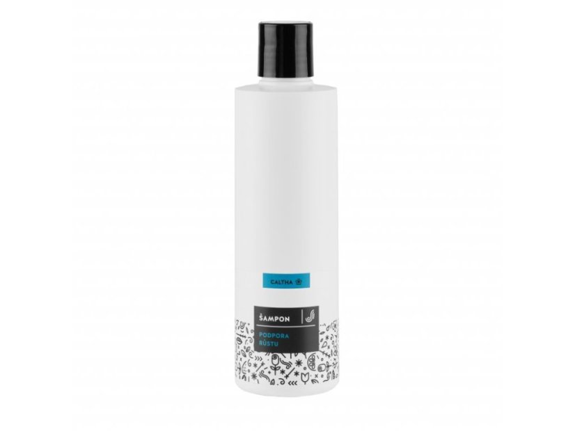 Tekutý šampon na podporu růstu MALACHIT, SÍRA A PŘESLIČKA 250ml, CALTHA