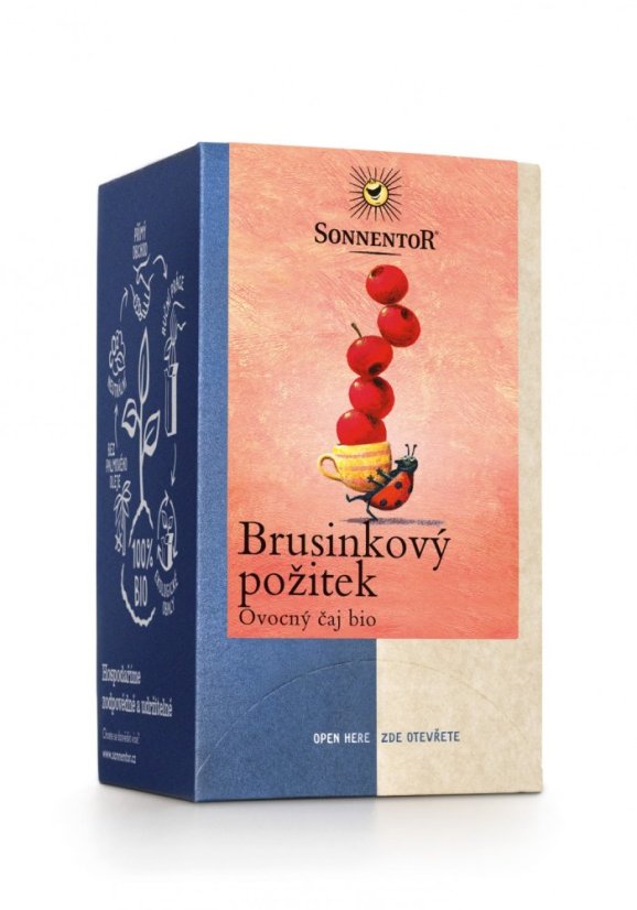 Brusinkový požitek ovocný čaj BIO 50 g