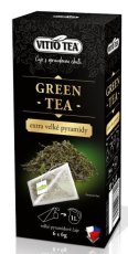 Zelený čaj Green tea (extra pyramidové sáčky) 6 x 8 g