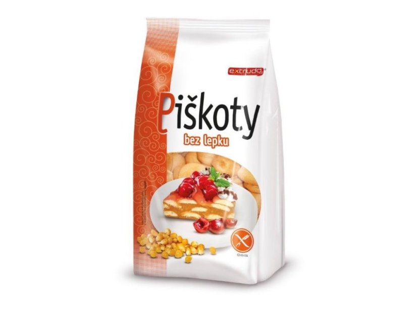 Bezlepkové piškoty 120g, EXTRUDO 120 g Bezlepkové piškoty 120g, EXTRUDO 120 g