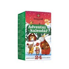 Adventní kalendář 24 různých druhů čajů BIO 39 g