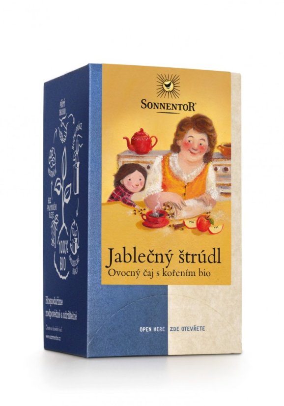 Jablečný štrúdl ovocný čaj s kořením BIO 45 g