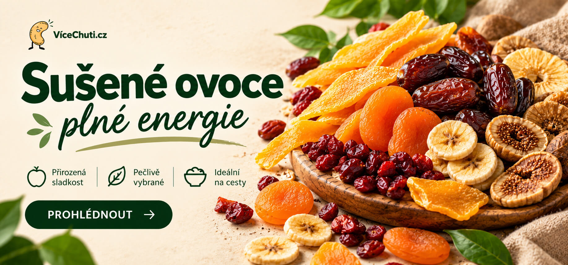 Sušené ovoce plné energie