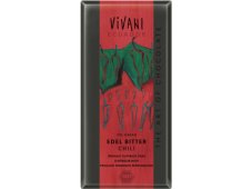 Čokoláda hořká s Chilli Bio vegan 100g Vivani 100 g Čokoláda hořká s Chilli Bio vegan 100g Vivani 100 g