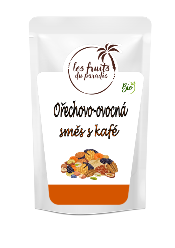 Ořechovo-ovocná směs s dražovaným kafe Bio 500 g