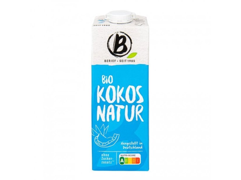 Bio kokosový nápoj neslazený 1l, BERIEF Bio kokosový nápoj neslazený 1l, BERIEF
