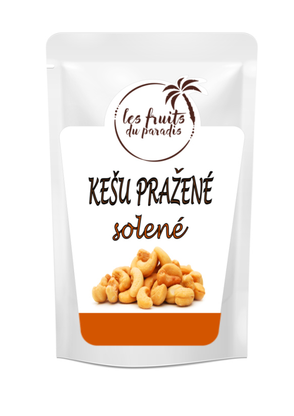 Kešu ořechy pražené solené 500 g Kešu ořechy pražené solené 500 g