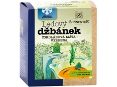 Ledový džbánek čokoládová máta – verbena bylinný čaj bio 32 g