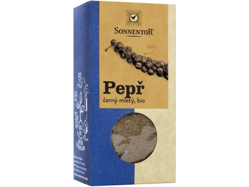 Pepř černý mletý BIO 50 g Pepř černý mletý BIO 50 g