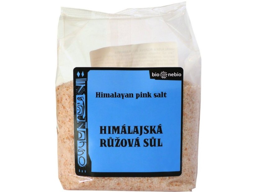 Himalajská sůl růžová  BIO NEBIO 500 g