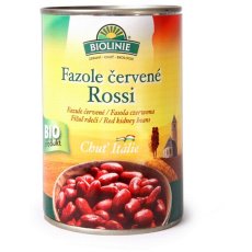 Fazole červené Rossi sterilované BIO 400 g