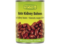 Bio fazole červené ledvina sterilované Rapunzel 400 g Bio fazole červené ledvina sterilované Rapunzel 400 g
