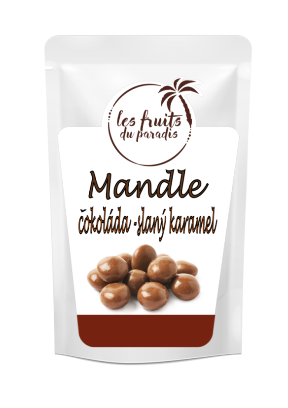 Mandle v čokoládě slaný karamel 250 g Mandle v čokoládě slaný karamel 250 g