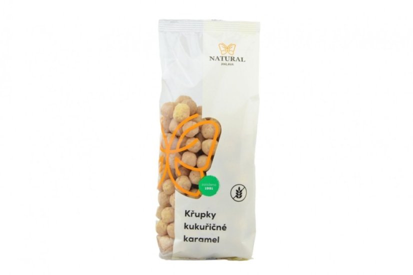 Křupky kukuřičné karamel 140 g