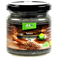 TAHINI BIO S ČERNÝM SEZAMEM 180g, ASO Zdravý život 380 g TAHINI BIO S ČERNÝM SEZAMEM 180g, ASO Zdravý život 380 g