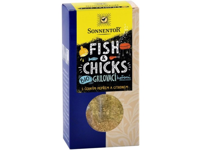 Fish & Chicks - grilovací koření na ryby a kuře BIO 55 g