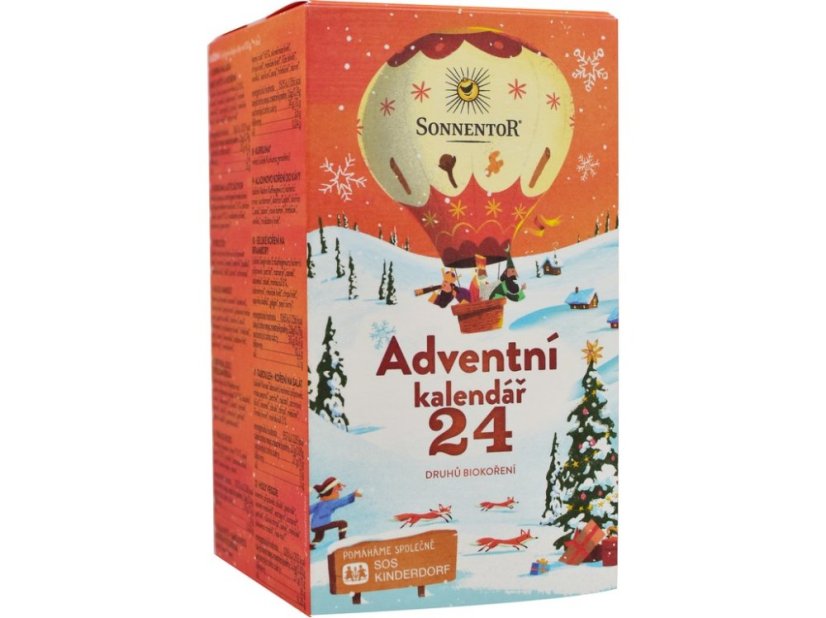 Bio Adventní kalendář koření 24 druhů 118g SONNENTOR 116 g