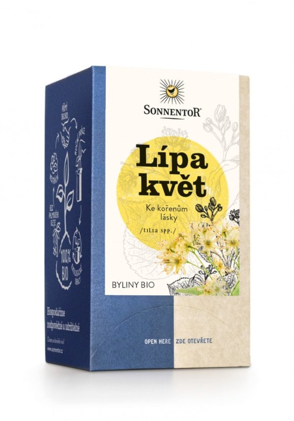 Lípa květ čaj porcovaný BIO 27 g
