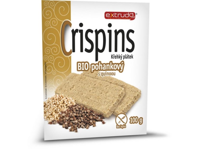 Cereální křehký chléb Crispins pohankový BIO 100 g