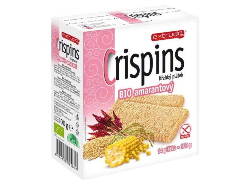 Bio Crispins amarantový plátek 100 g