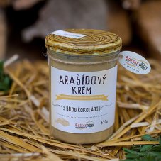 Arašídový krém s BIO bílou čokoládou BOŽSKÉ OŘÍŠKY 390 g