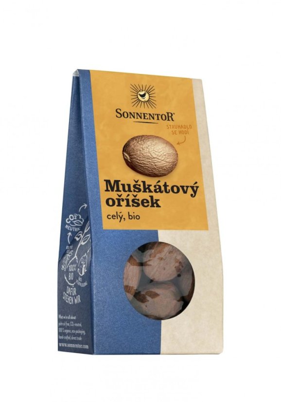 Muškátový oříšek celý BIO 25 g