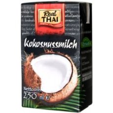 KOKOSOVÉ MLÉKO 250 ml REAL THAI