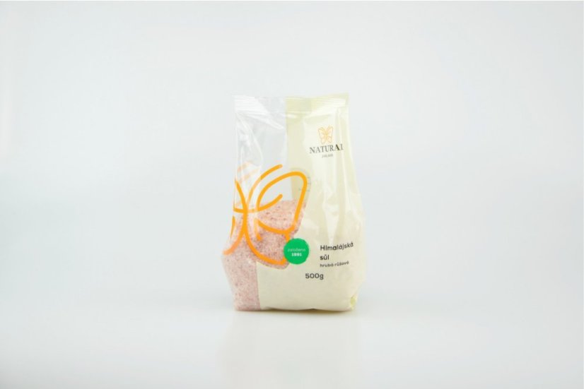 Sůl himalájská růžová hrubá 500g Natural Jihlava 500 g